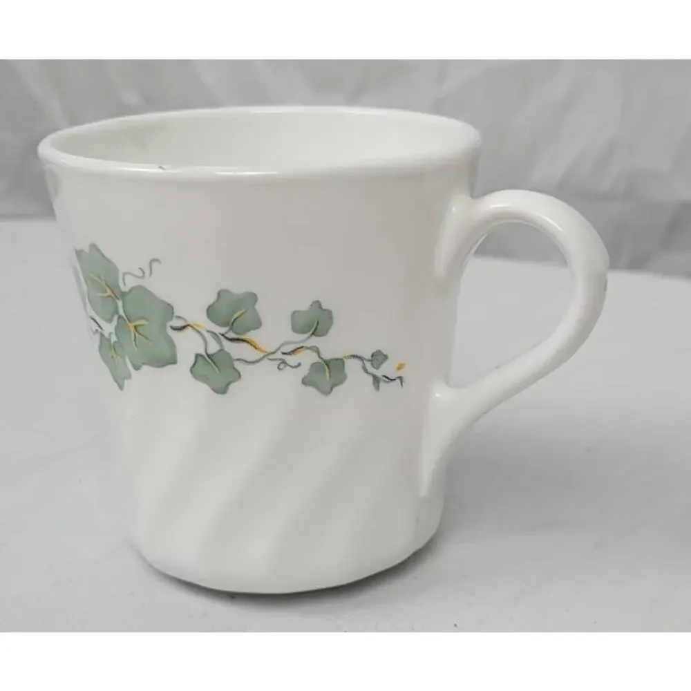 Corning Ware Corelle Callaway Swirl Ivy Tea Coffee Cup Mug